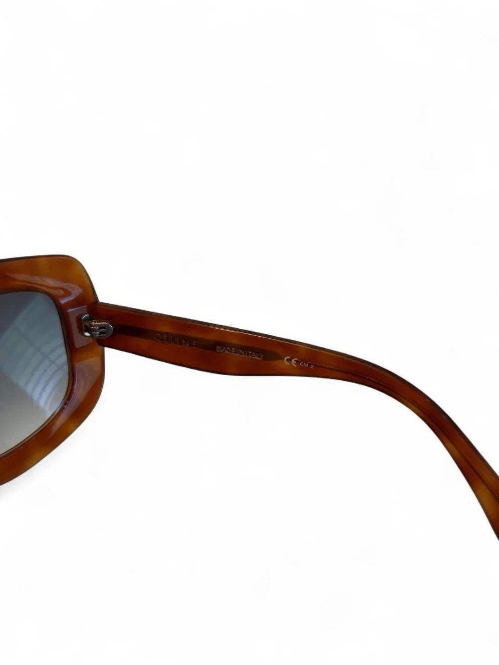 Tortoiseshell Shield Sunglasses - Brown Frame, Gray Lenses